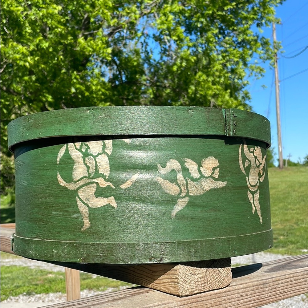 Wooden Round Pantry Box